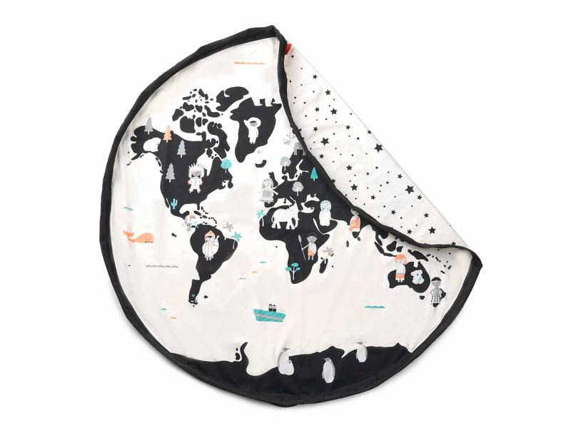 Play&Go Spielzeugtasche Play & Go Worldmap 2-in-1-Funktion: Aufbewahrungssack und Spielmatte