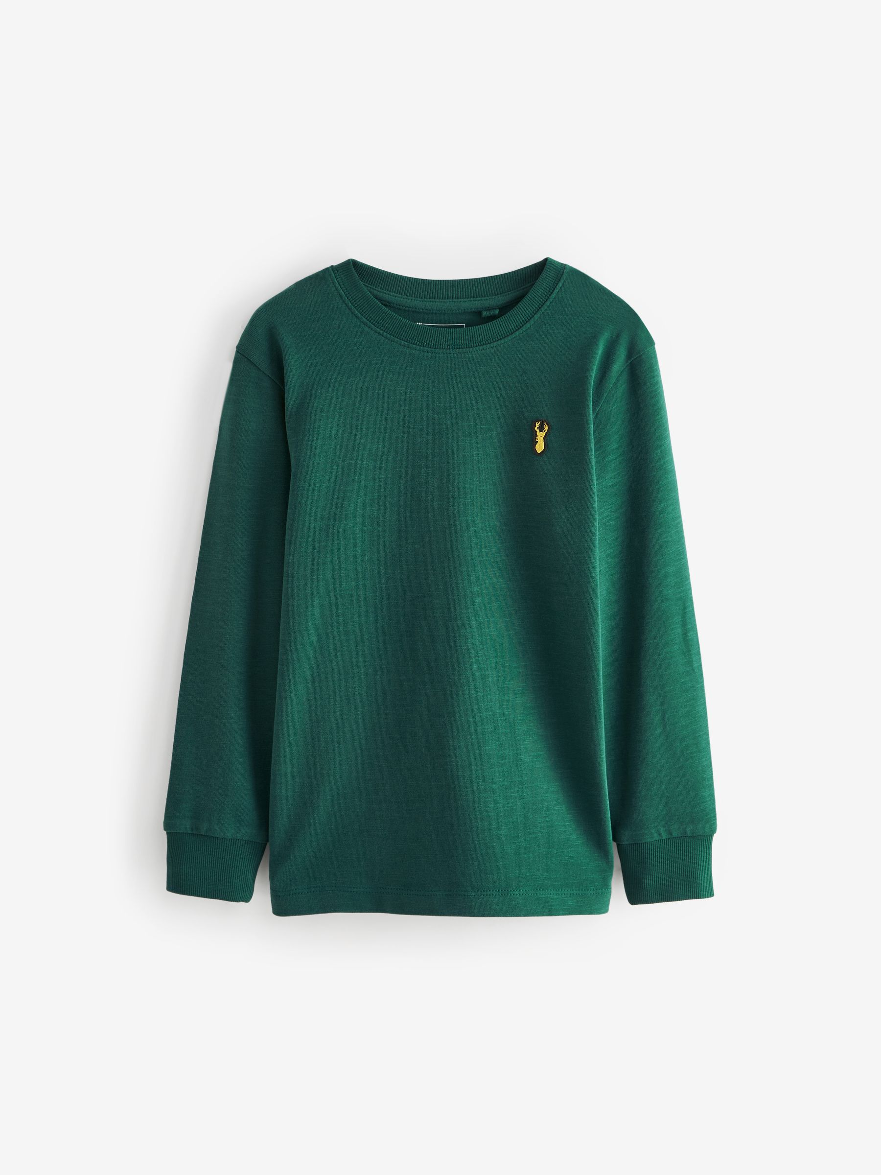 Blauw/Groen/Grijs/Kiezelkleurig - Verpakking van 4 zachte T-shirts met lange mouwen (3-16jr)