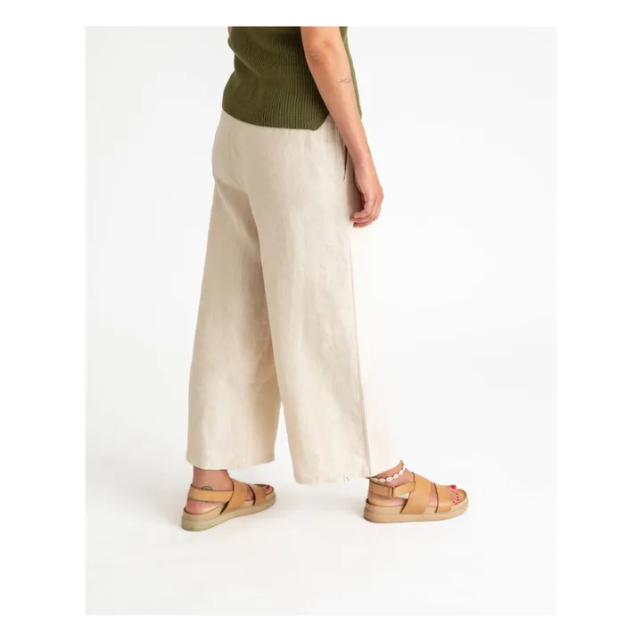 Matona Pantalon Lin | Ecru