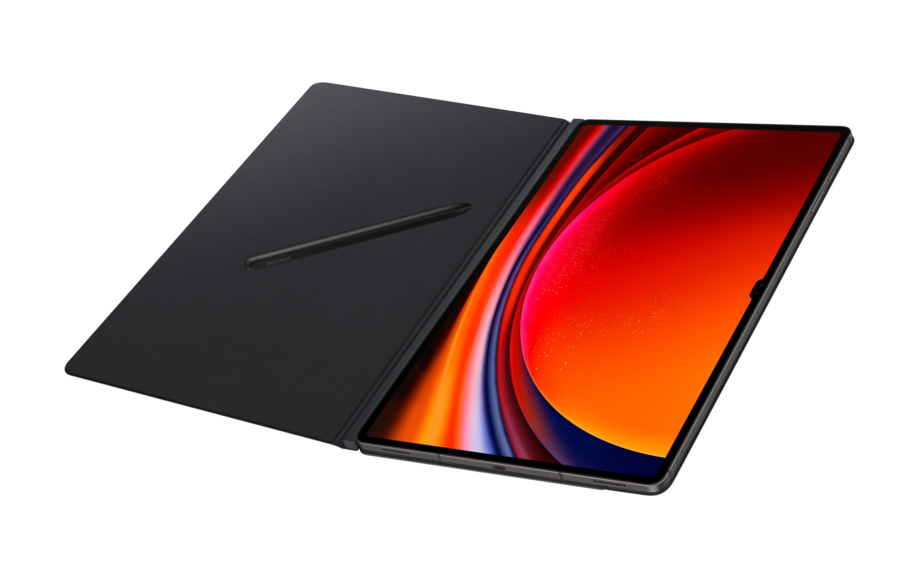 Tablet Book Cover Smart Galaxy Tab S9 Ultra SchwarzBook Cover für das Samsung Galaxy Tab S9 Ultra