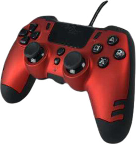 Steelplay - Metaltech PS4 Controller - Rød