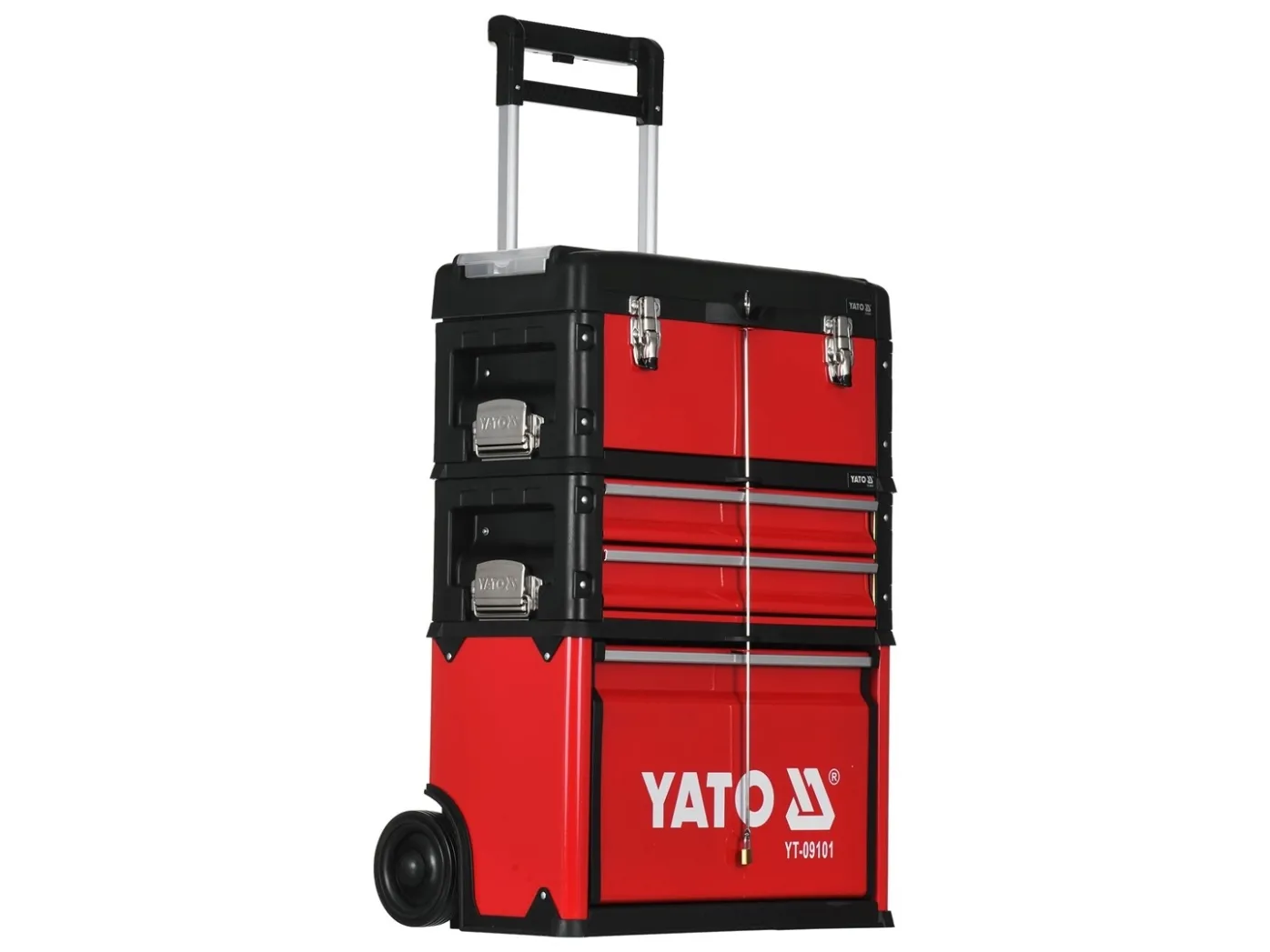 Yato YT-09101, Værktøjskiste, Metal, Sort, Rød, 45 kg, 520 mm, 320 mm