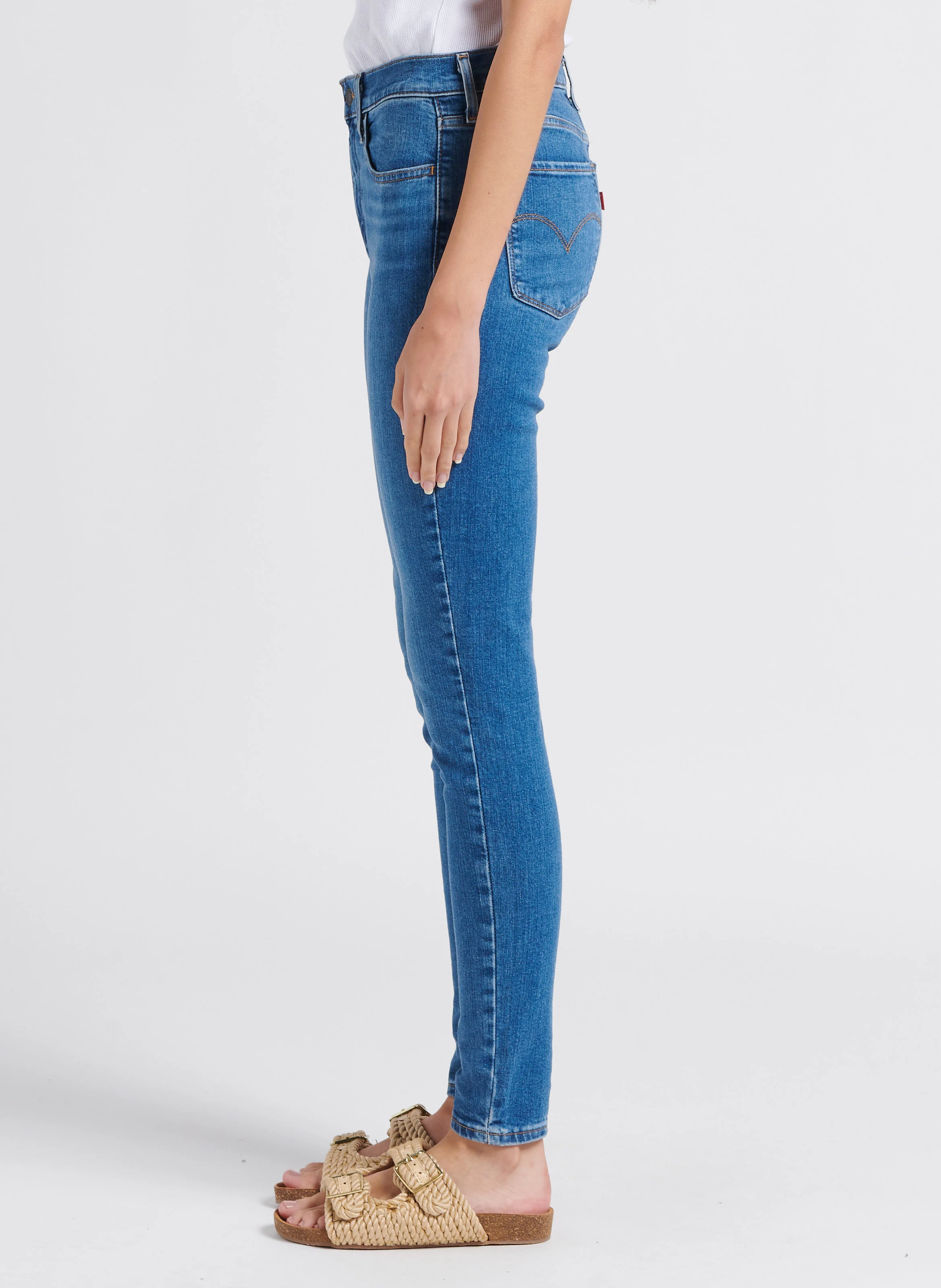 720 HIRISE SUPER SKINNY - Jean taille haute super skinny | Jean Délavé