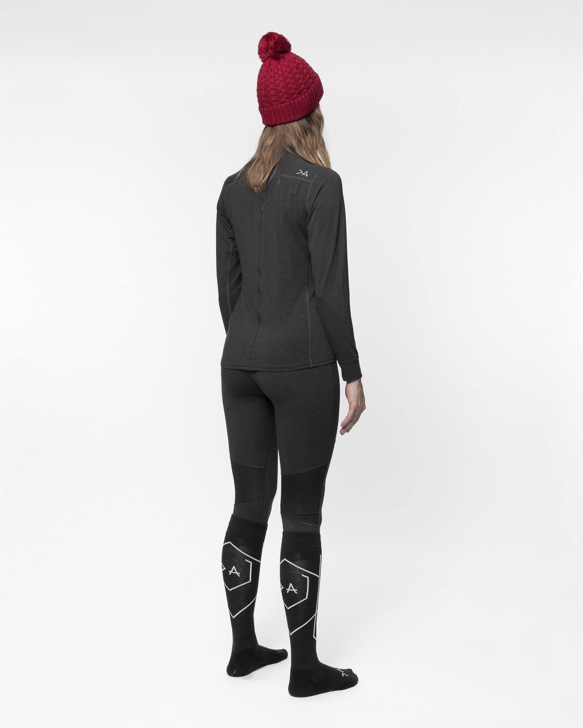 Apex Baselayer H/Z Dame Black