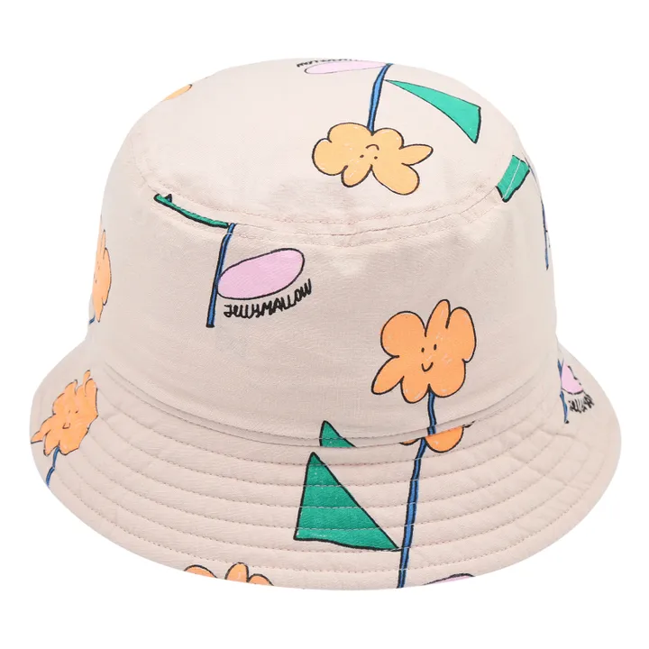 Jelly Mallow Bob Fleurs Orange | Beige