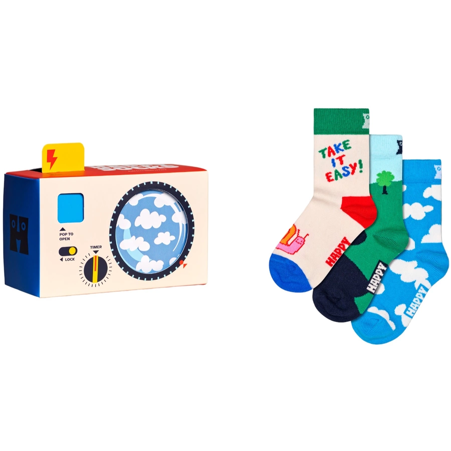 Happy Socks Socken Camera Gift Set multi_coloured