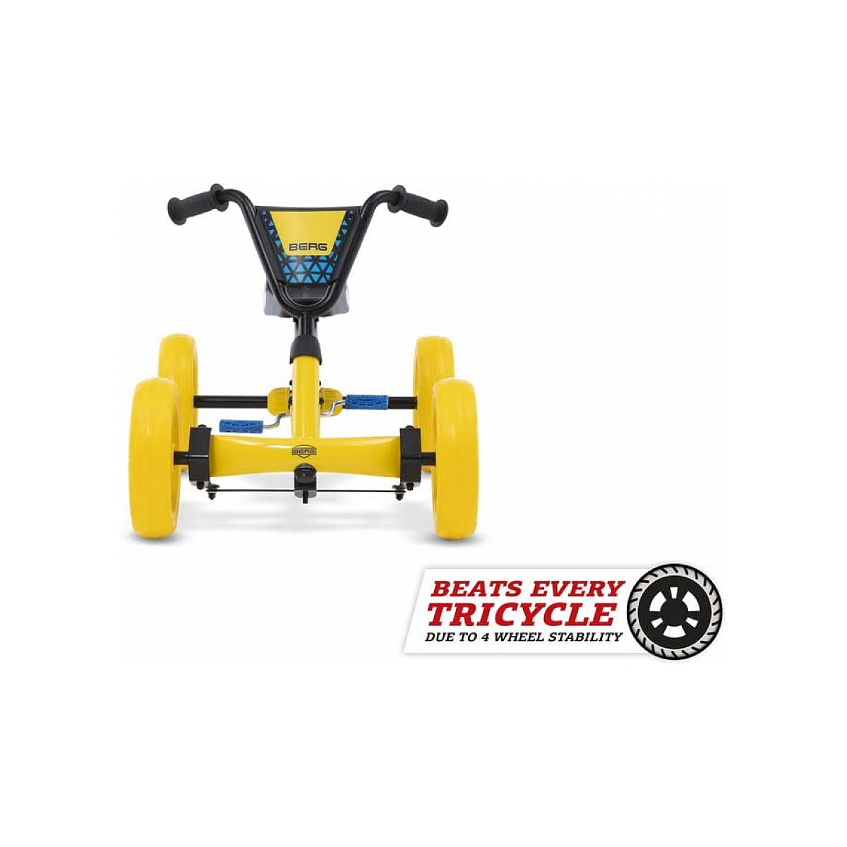 Kart à pédales buzzy bsx jaune