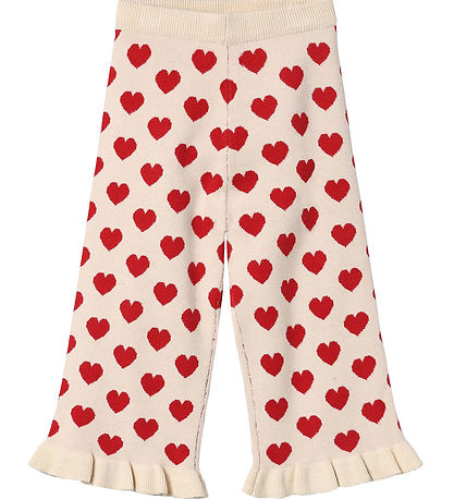 Fliink Hosen - Strick - Alon - Pompeian Red/Sandshell