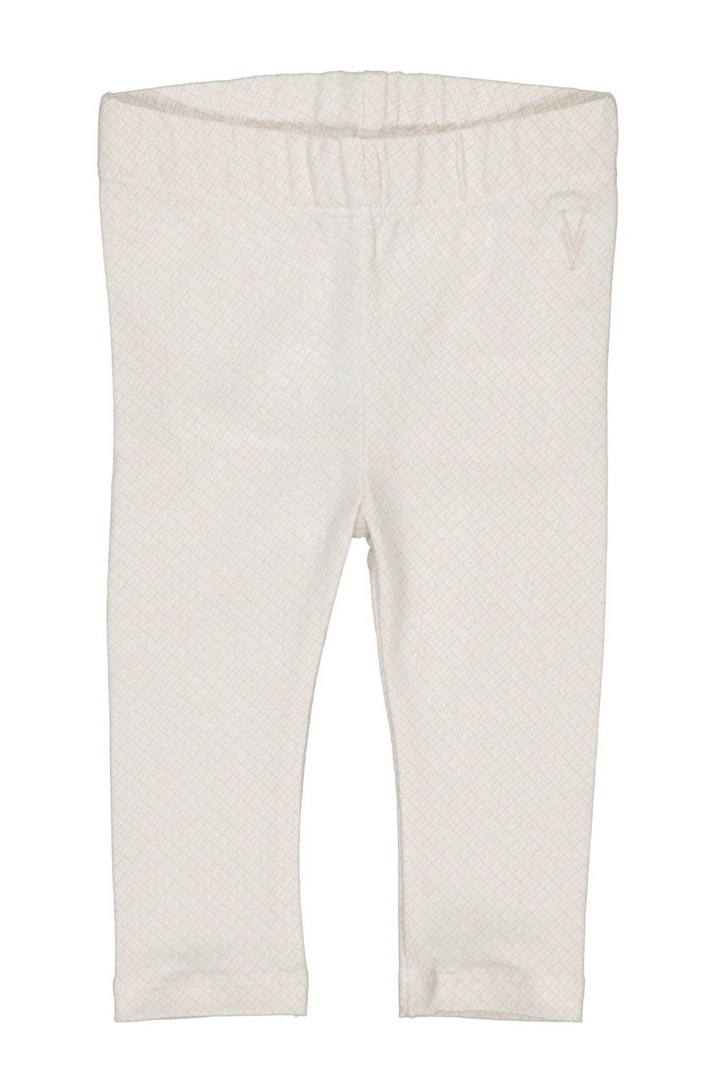 LEVV baby legging LNOUKNOS met all over print wit/beige