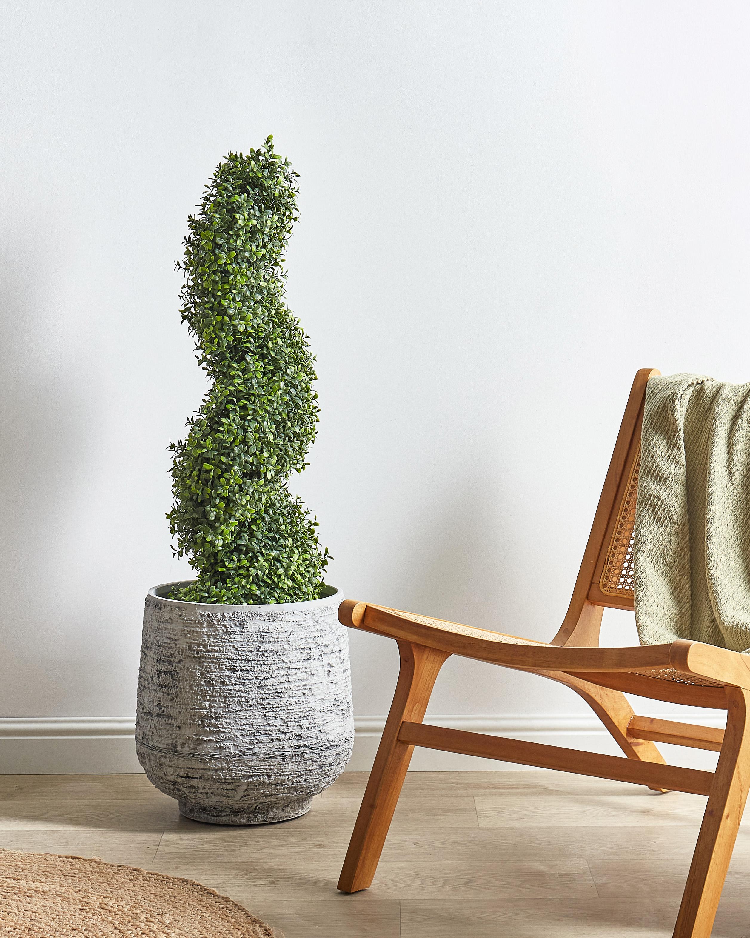 Kunstplant BUXUS SPIRAL TREE 98 cm Groen