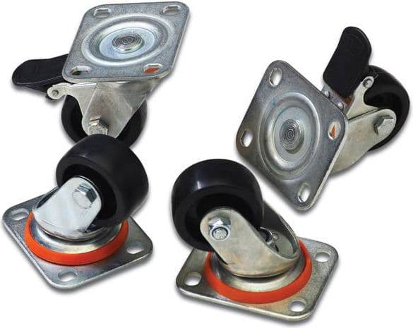 Digitus DN-19 CASTOR - Rack-castersett - for P/N: DN-19 07U-6/6, DN-19 09U-6/6, DN-19 12U-6/6, DN-19 16U-6/6, DN-19 20-U, DN-19 20U-6/6