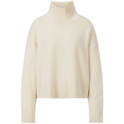 Damenpullover Oversized, Creme
