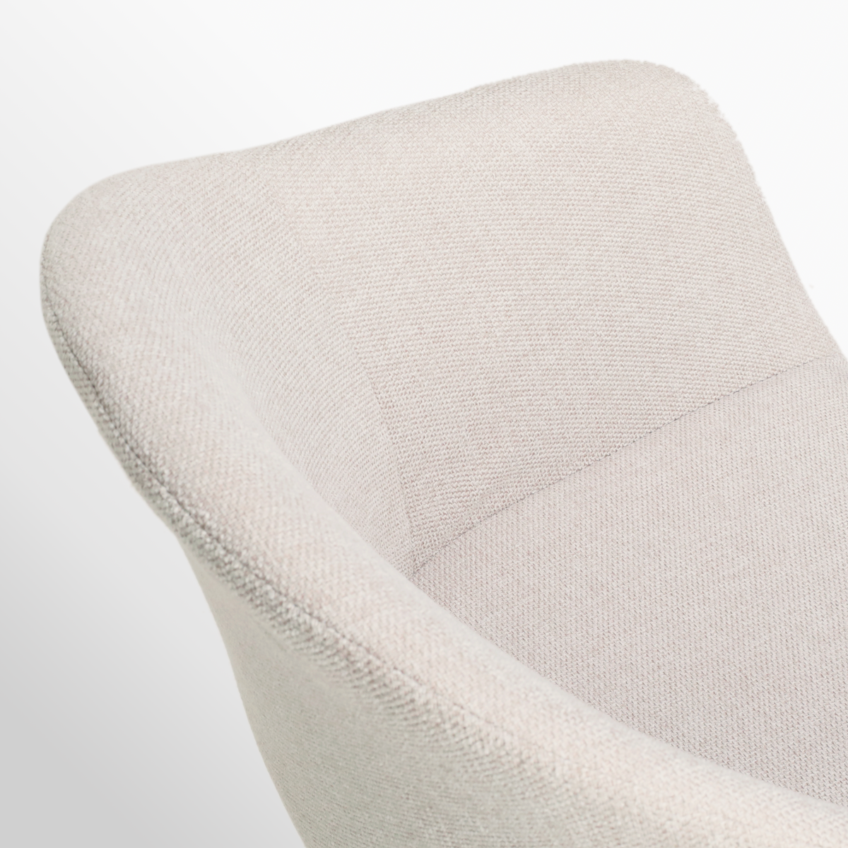 Nolon Nout-Otis Bureaustoel Beige - Armleuningen - Wit