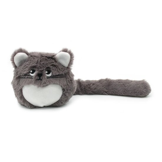 Ptipotos Peluche chat Miaou et son bébé   Gris        32 cm   de               Les Déglingos