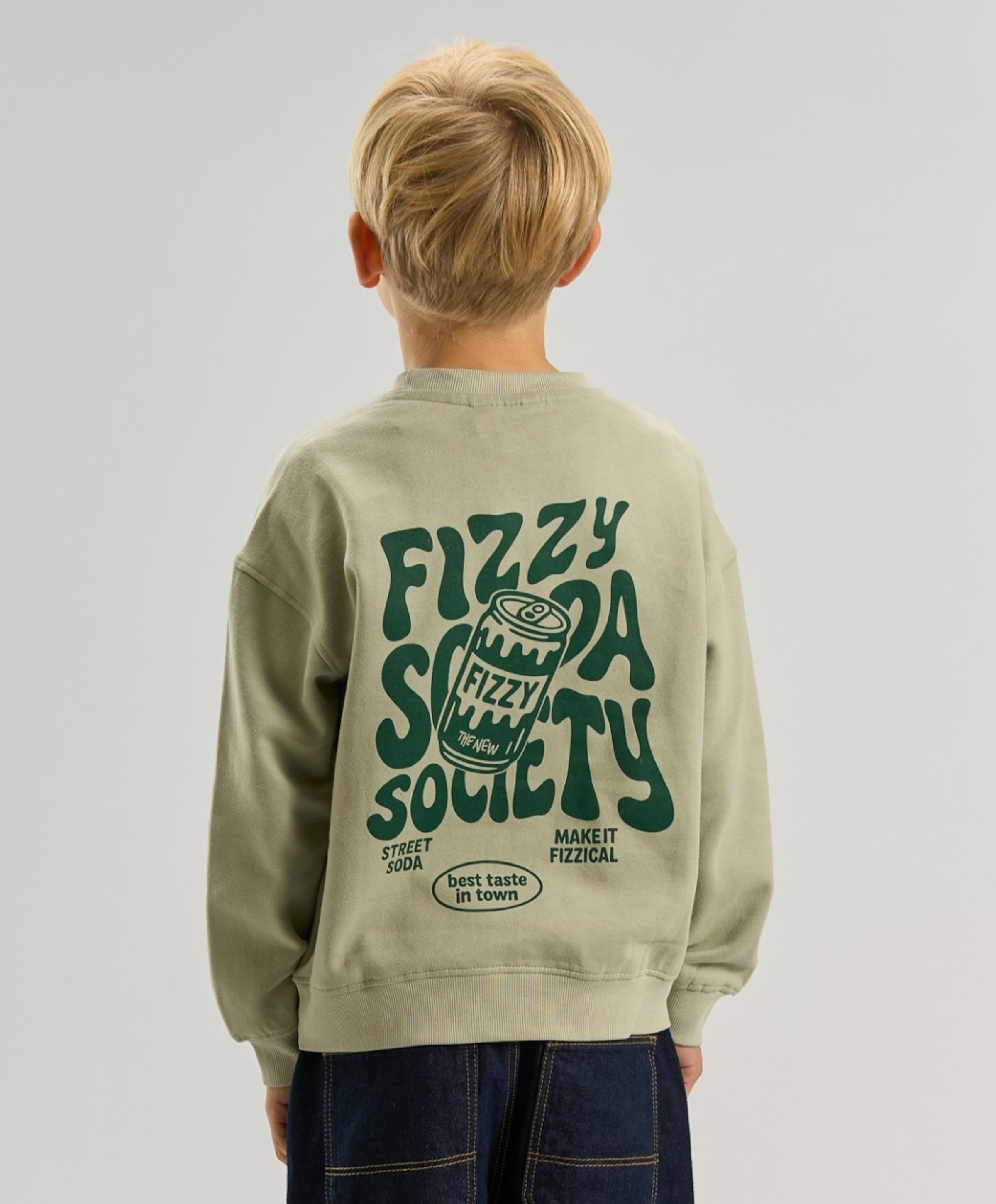 THE NEW Jongens sweater groen