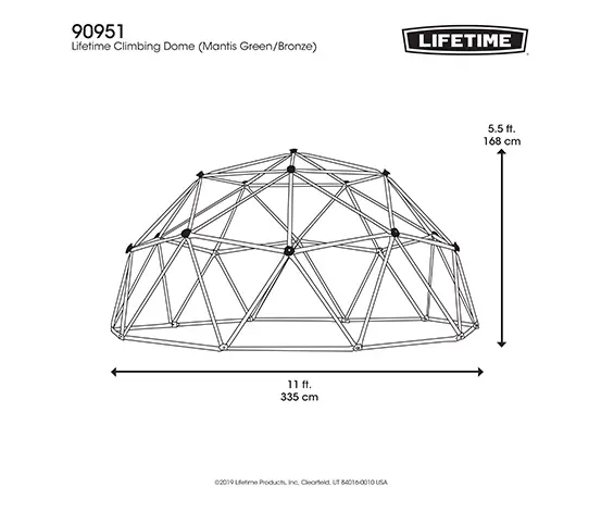 LIFETIME-Klettergerüst »Geodome«, groß