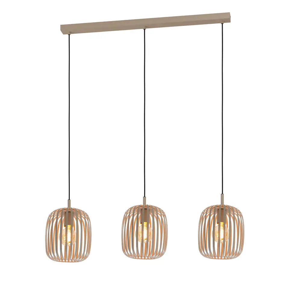 EGLORomazzinaHanglamp-E27-90cm-Zandkleur