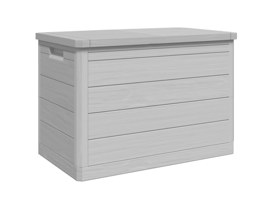 VIDAXL - Coffre Boîte à coussins d'extérieur gris 77,5x44,5x53 cm polypropyl...