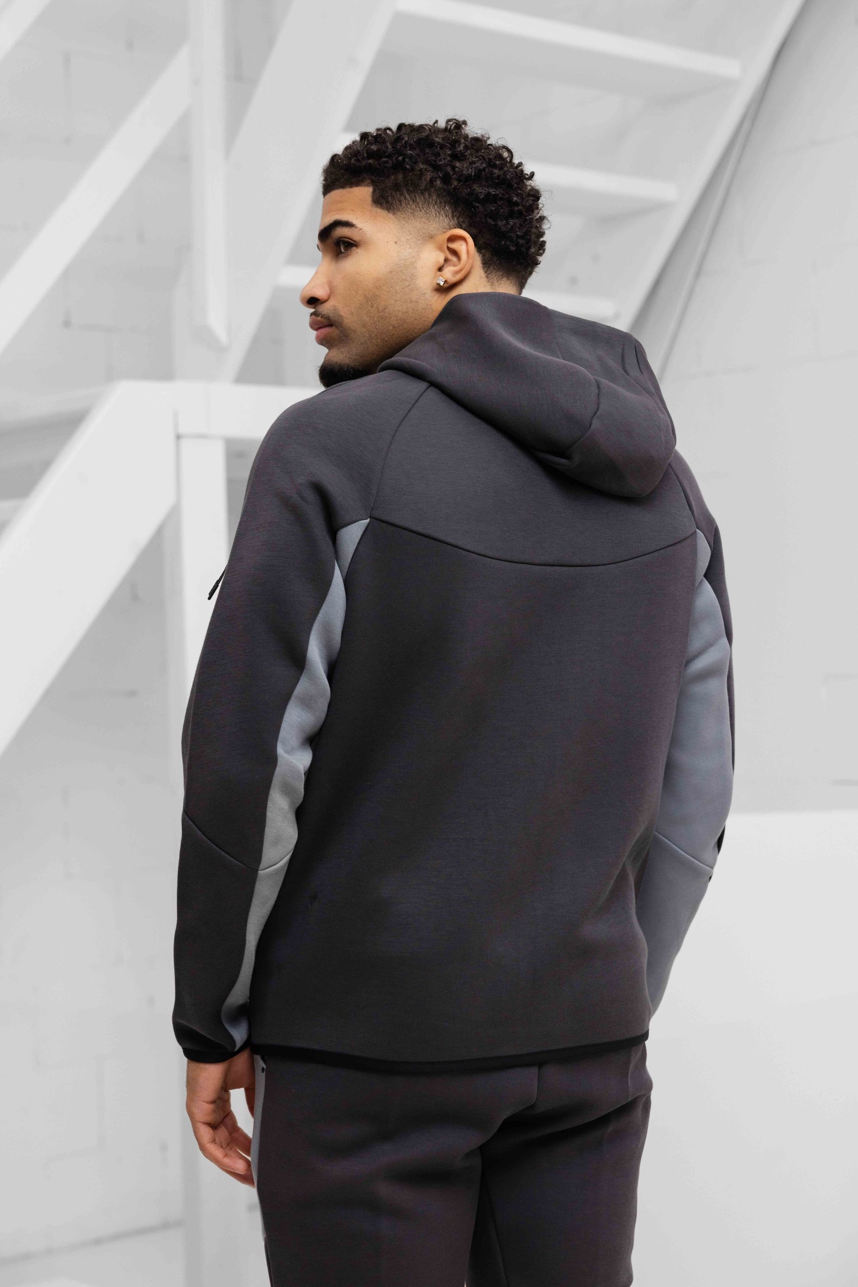 Nike Tech Fleece Trainingspak Heren Donkergrijs/Lichtgrijs