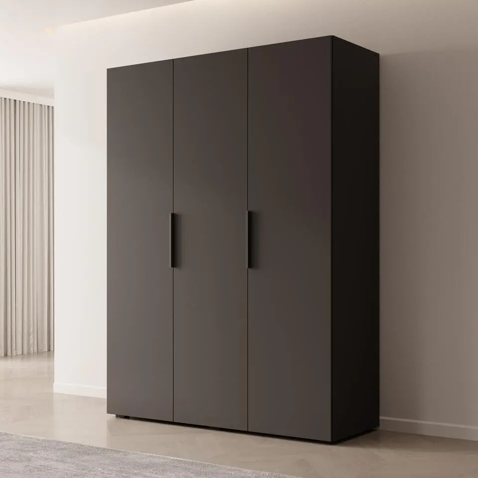 Meubella - Kledingkast Marquesa - Zwart - 150 cm