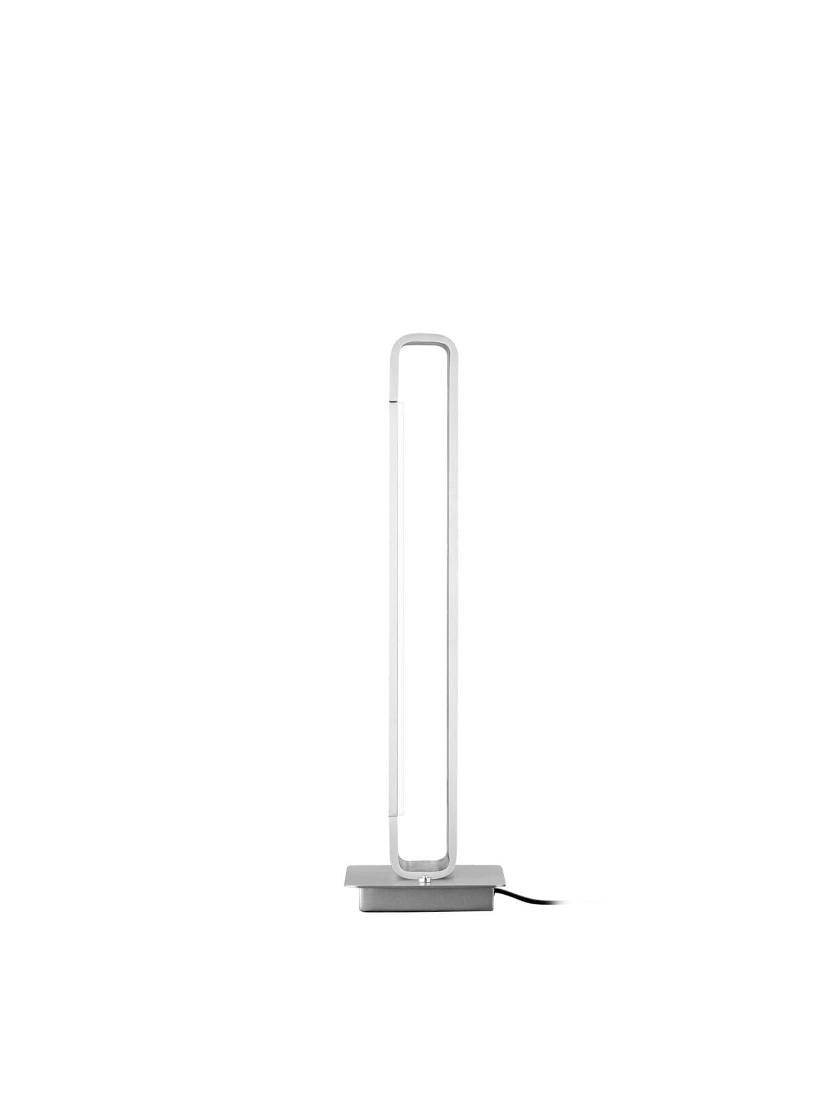 HELL LED Tischlampe BOX alufarbig eloxiert