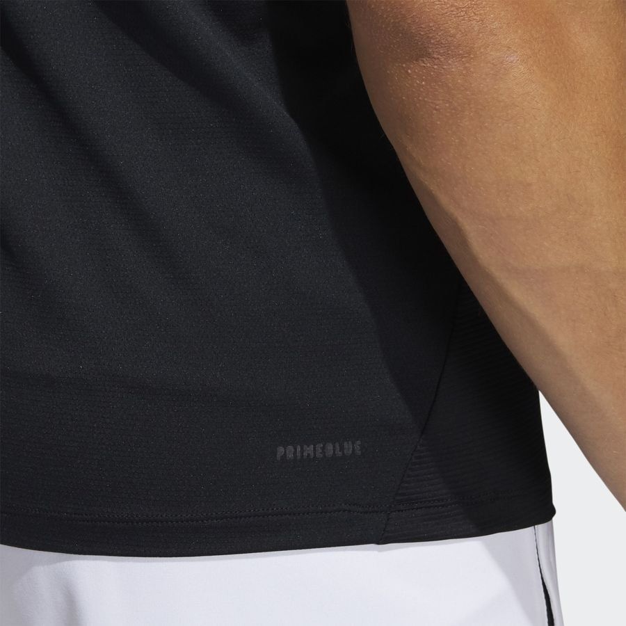 adidas T-shirt d'Entraînement Primeblue Aeroready 3-Stripes - Noir