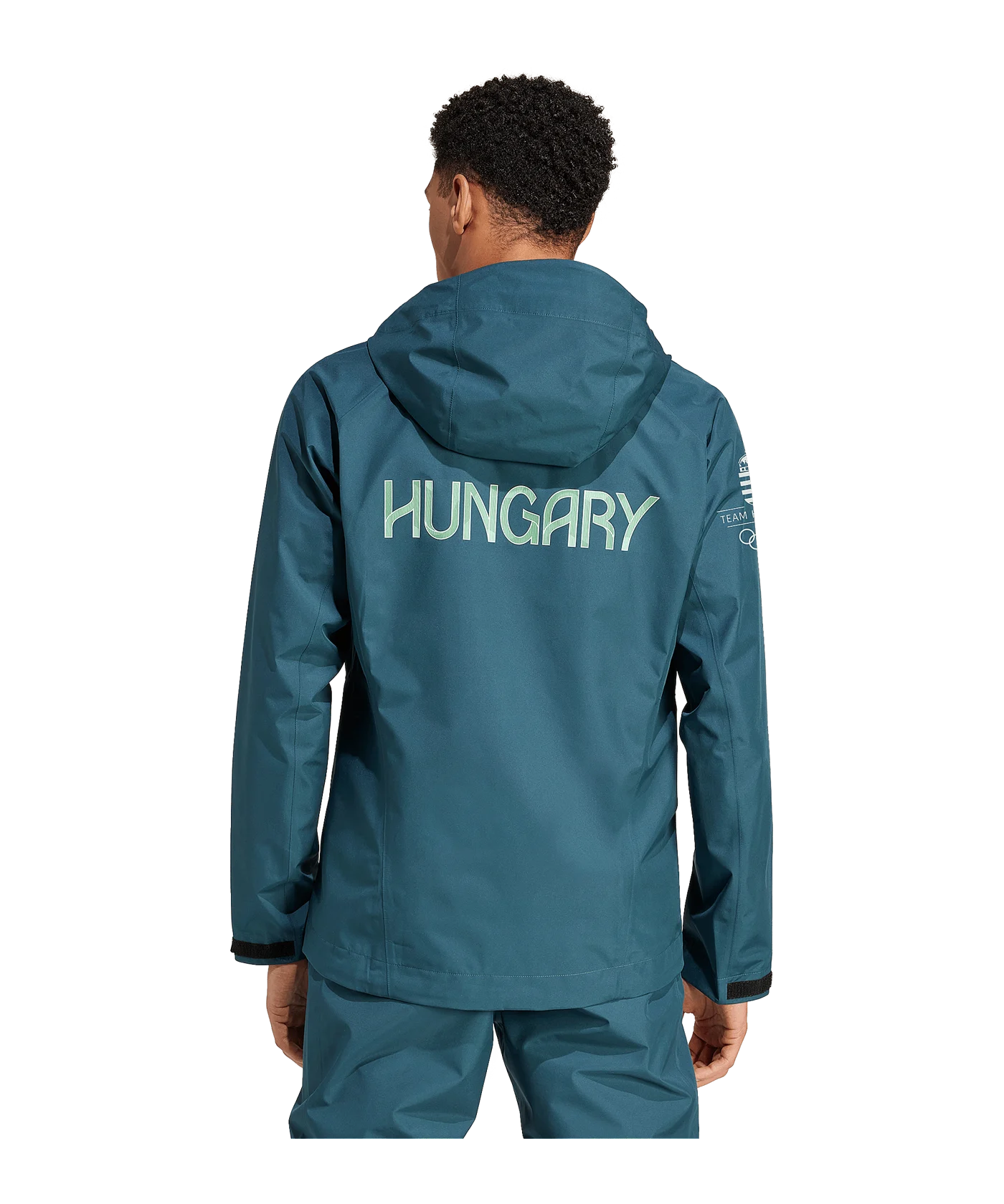 adidas Team Regenjacke Türkis