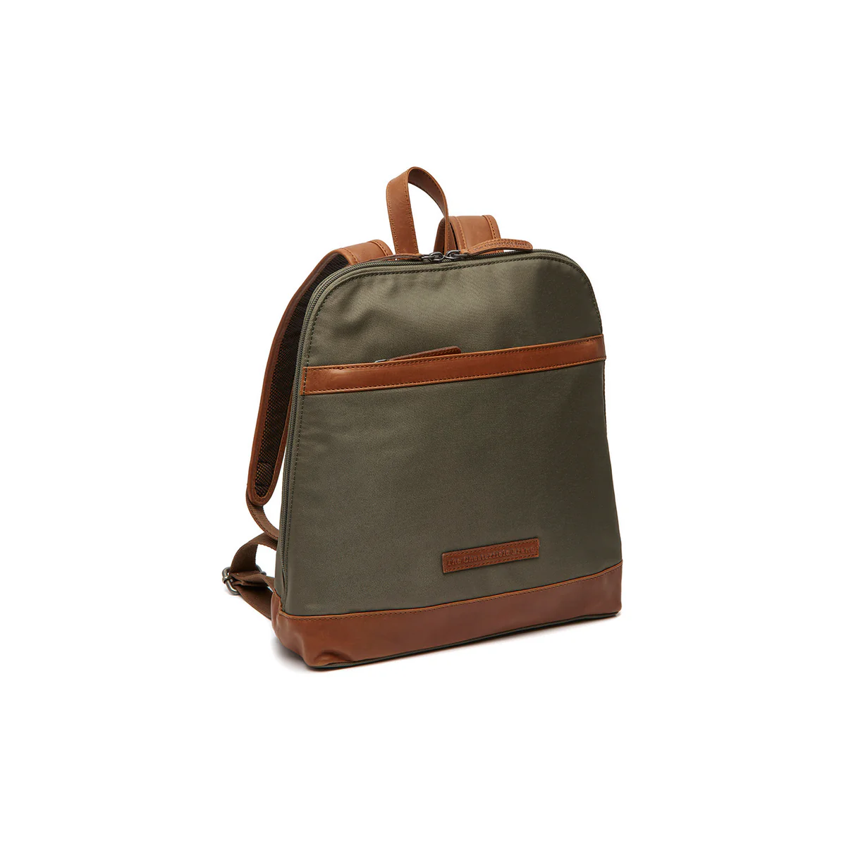 The Chesterfield Brand Nylon Wax Pull Up Rugzak Nesna Steel Green