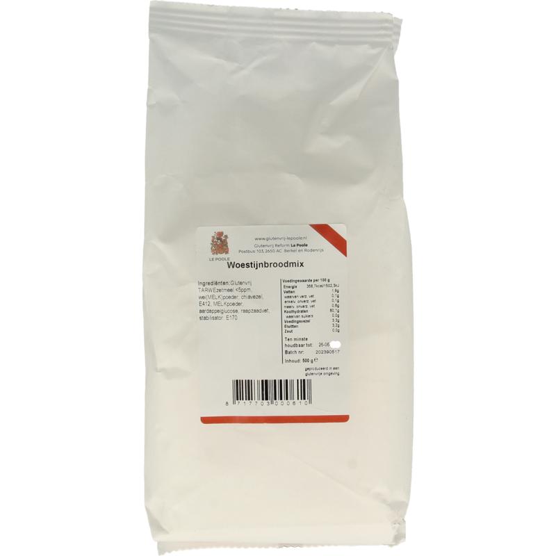 Le Poole Woestijnbroodmix (500 gr)