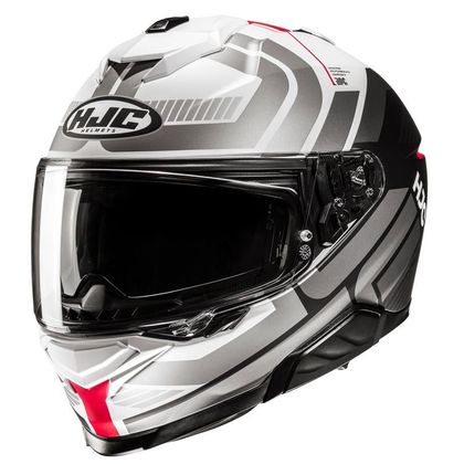Casque Hjc I71 - VIZ - Rouge / Noir