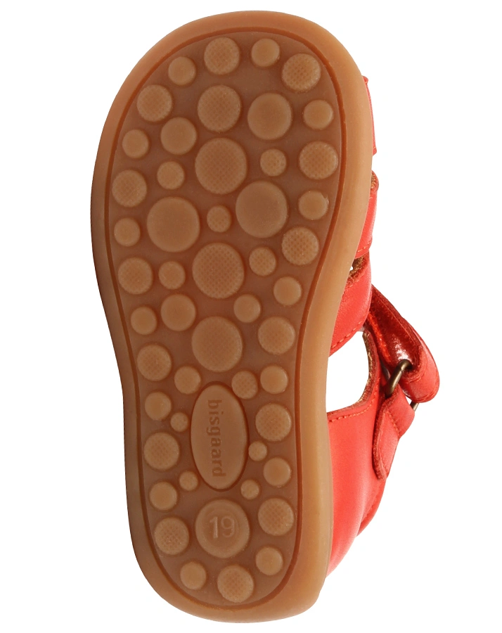 Lauflern-Sandalen CARLY mit Zehenschutz in red