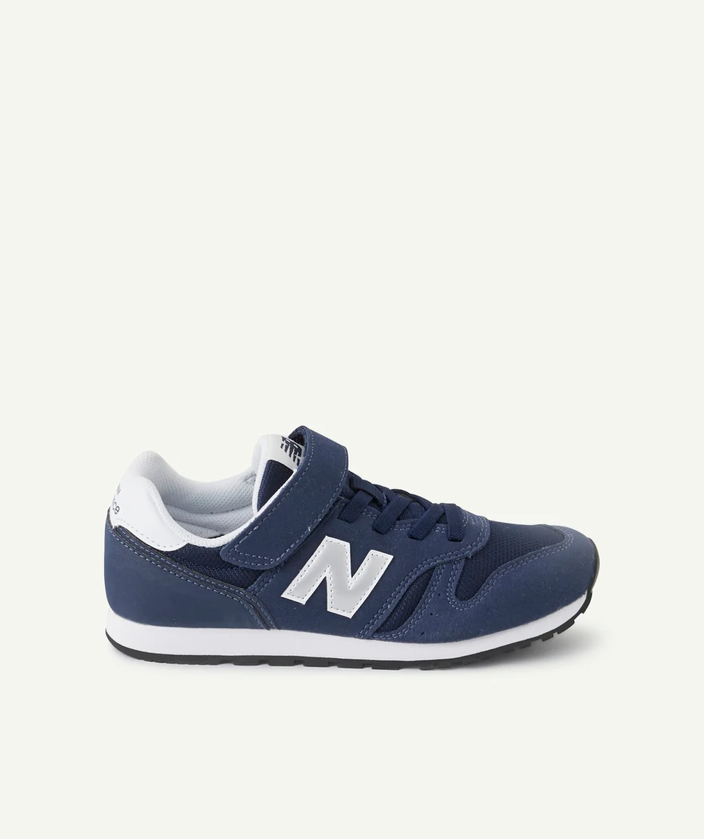 NEW BALANCEBASKETS À SCRATCHS 373 AUX LACETS ÉLASTIQUÉS BLEU MARINE