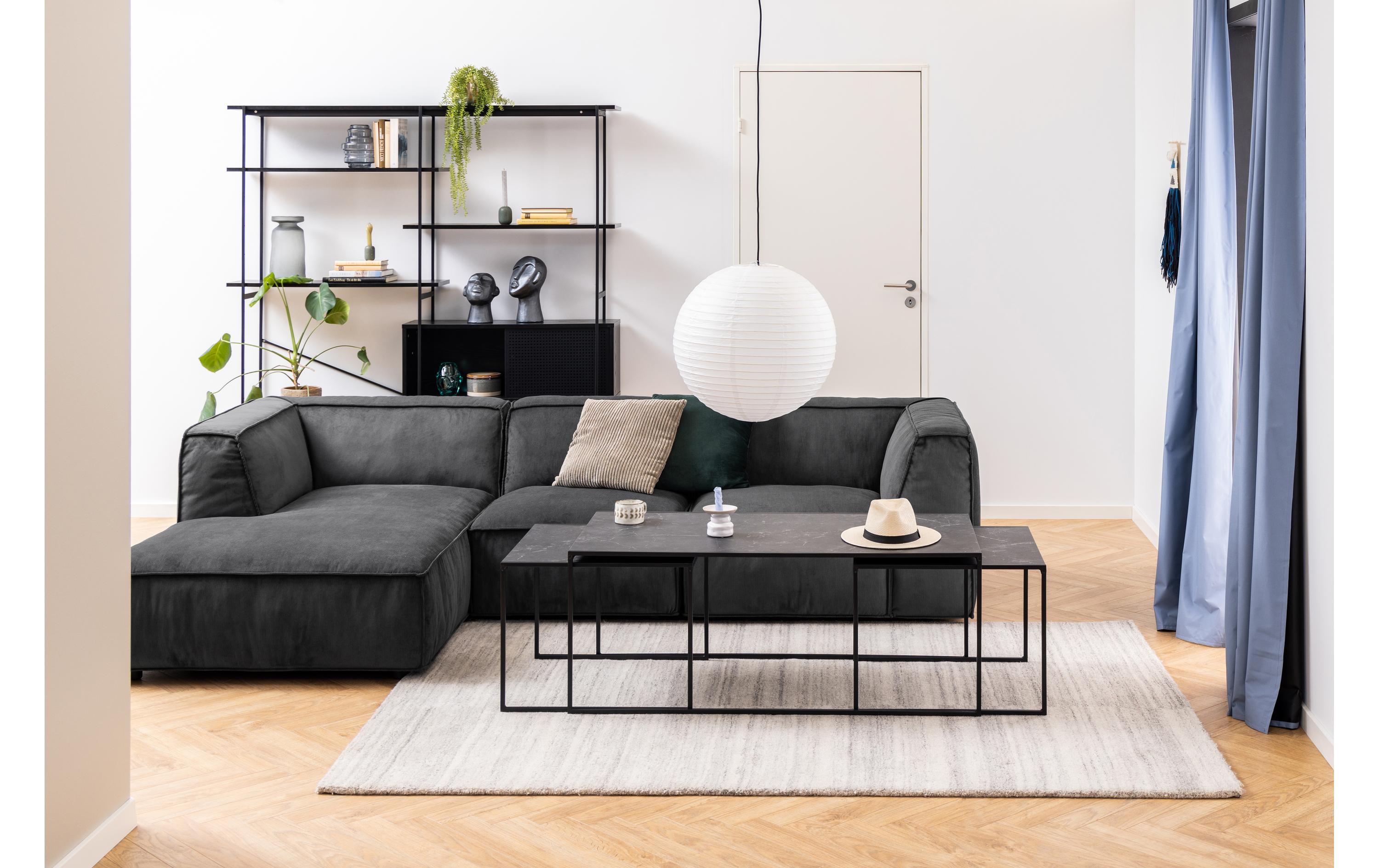 Couchtisch Infinity 120 cm x 48 cm, Schwarz<br>Sofatisch