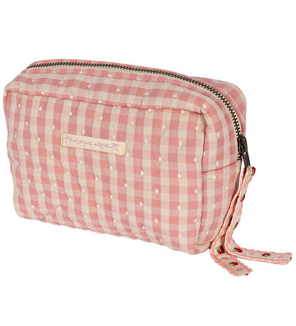 Konges Sløjd Toilettaske - Seersucker - Lille - Powder Pink Chec