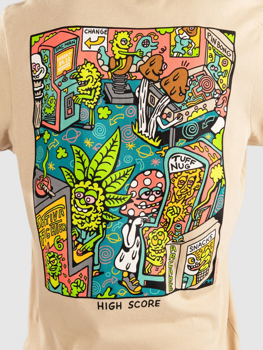 Killer Acid Ka High Score T-Shirt mushroom