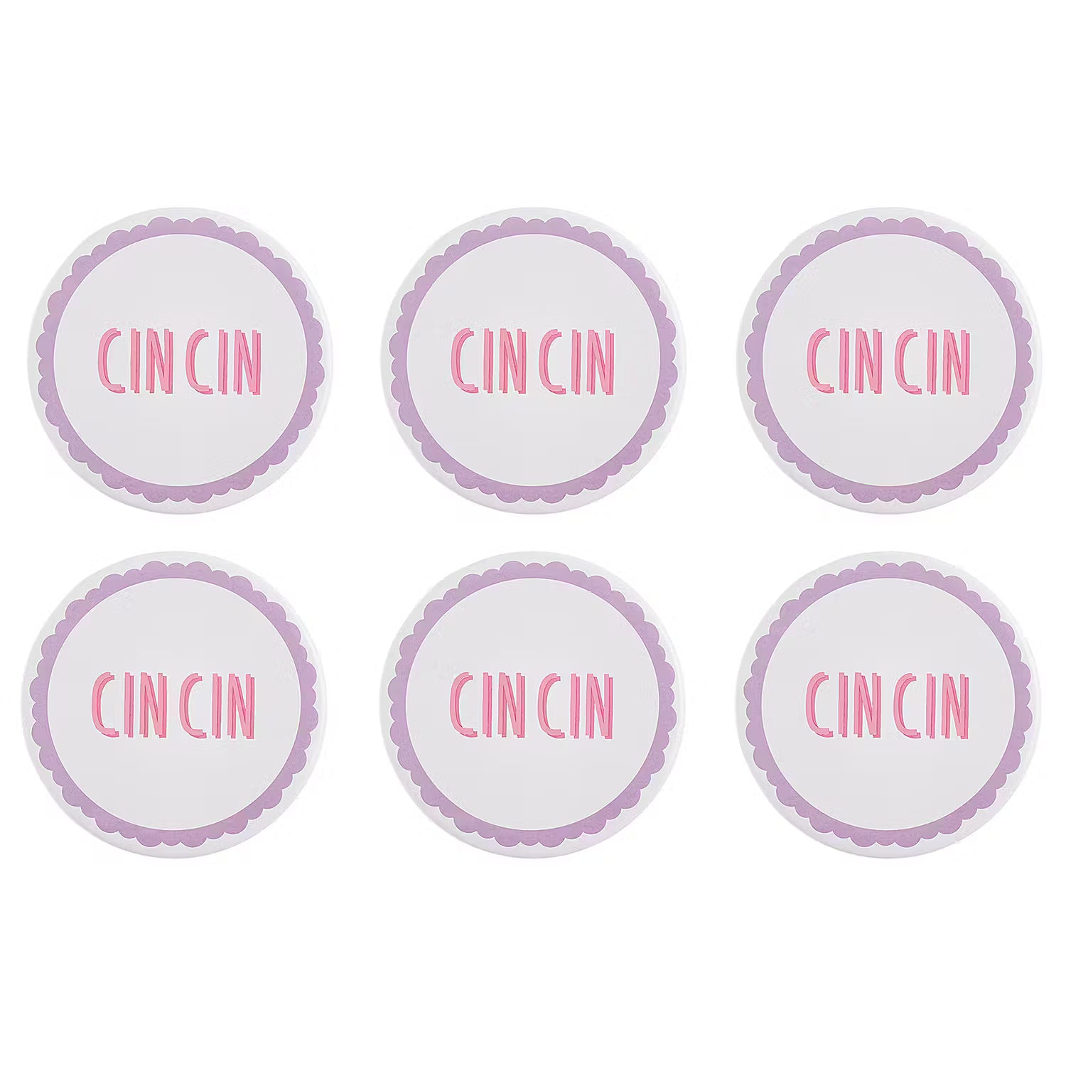 VACANZA Untersetzer Cin Cin 6er-Set