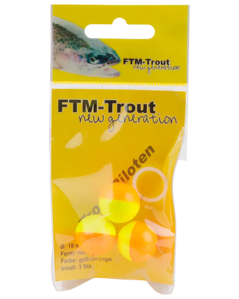 FTM Pilotkugler - Rød og gul 18 mm