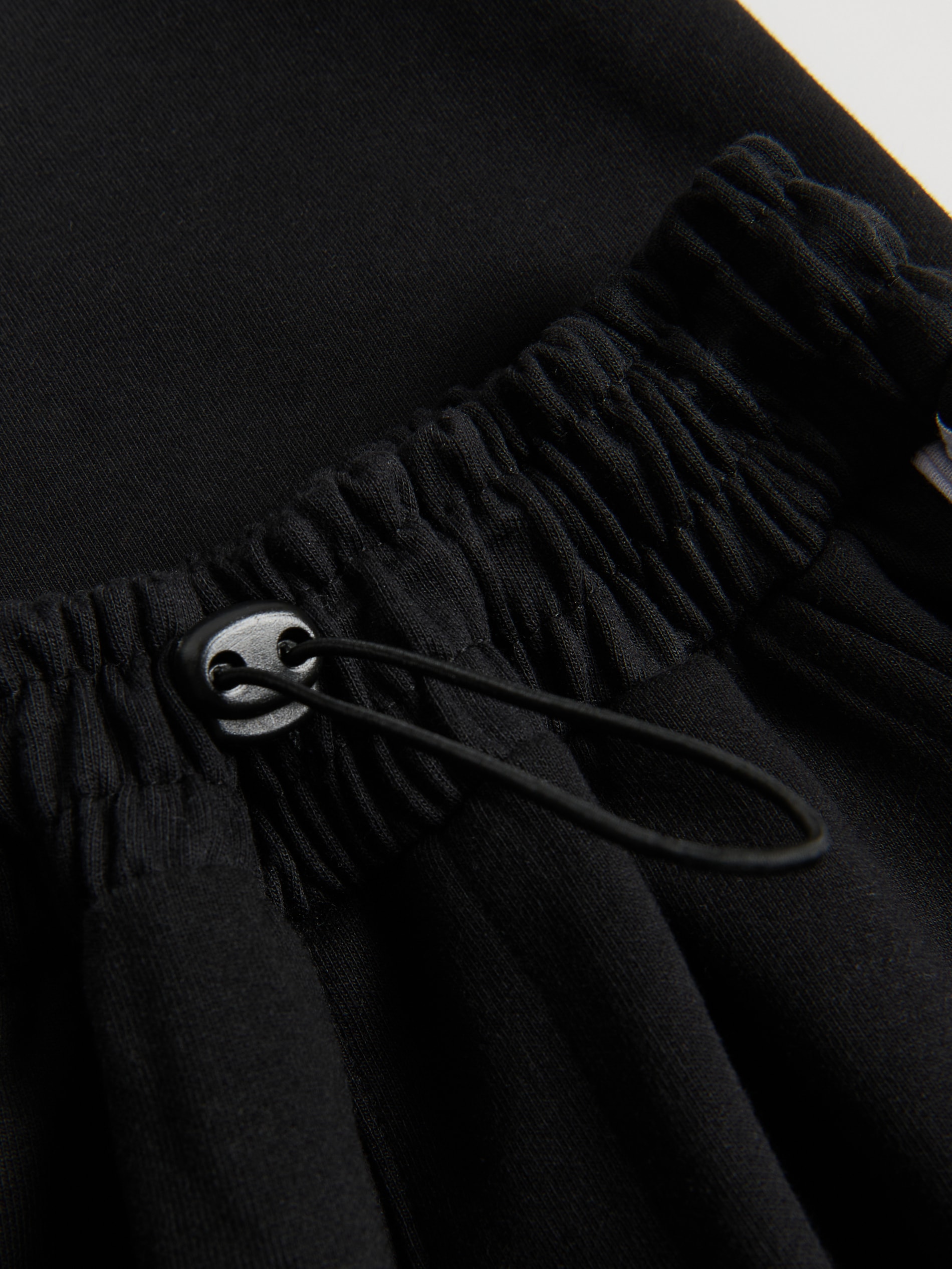 Wide-Leg-Cargohose mit Seitenstreifen
