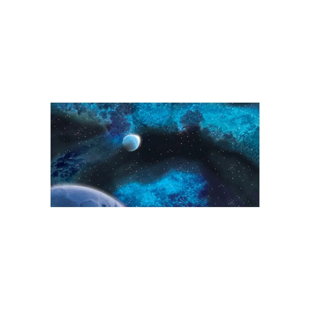 Terrain Mat Mousepad - Two Sided - Crimson Gas Giant / Frozen Star System - 90x180