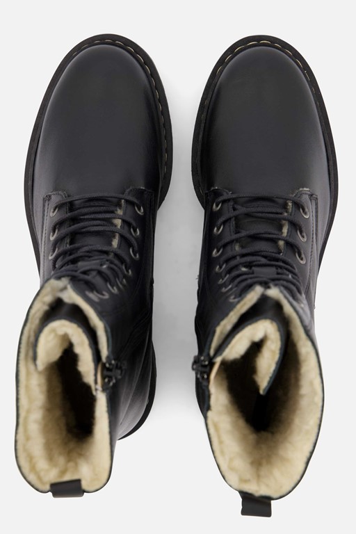 Cellini Teddy Veterboots zwart Leer