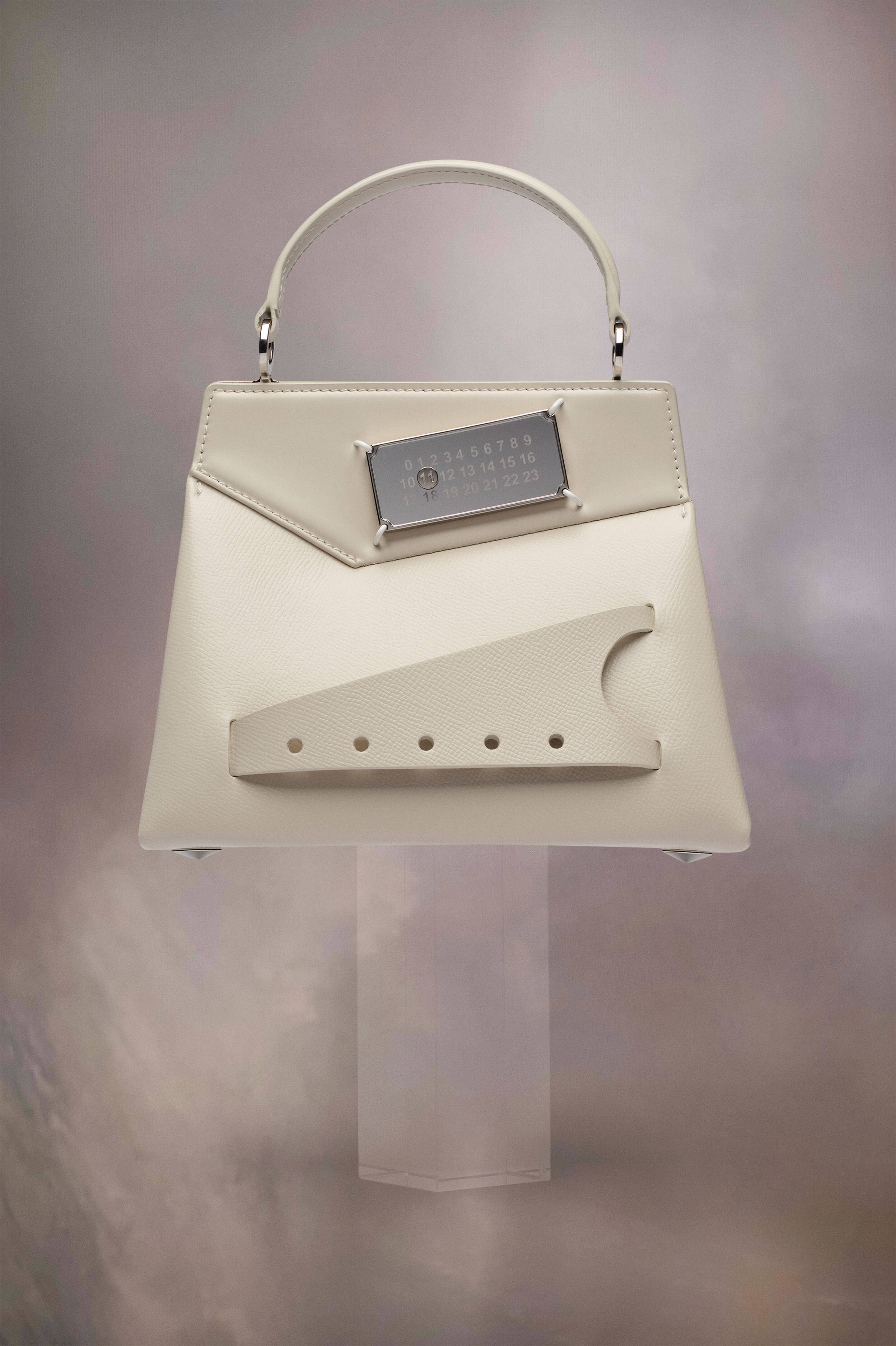 Sac à main en cuir Snatched Petit | Femme Gris clair