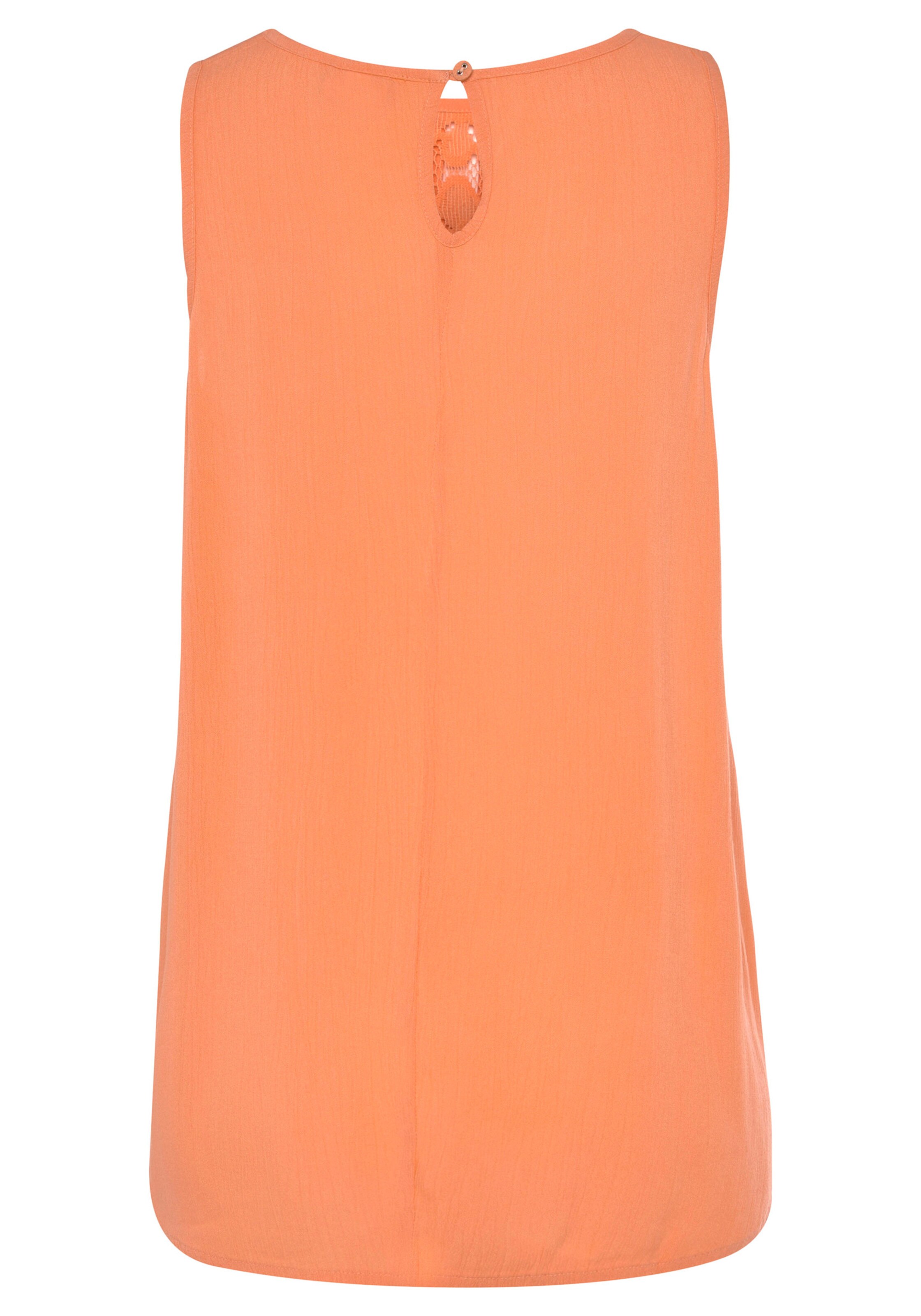 Buffalo Crepebluse in bright peach
