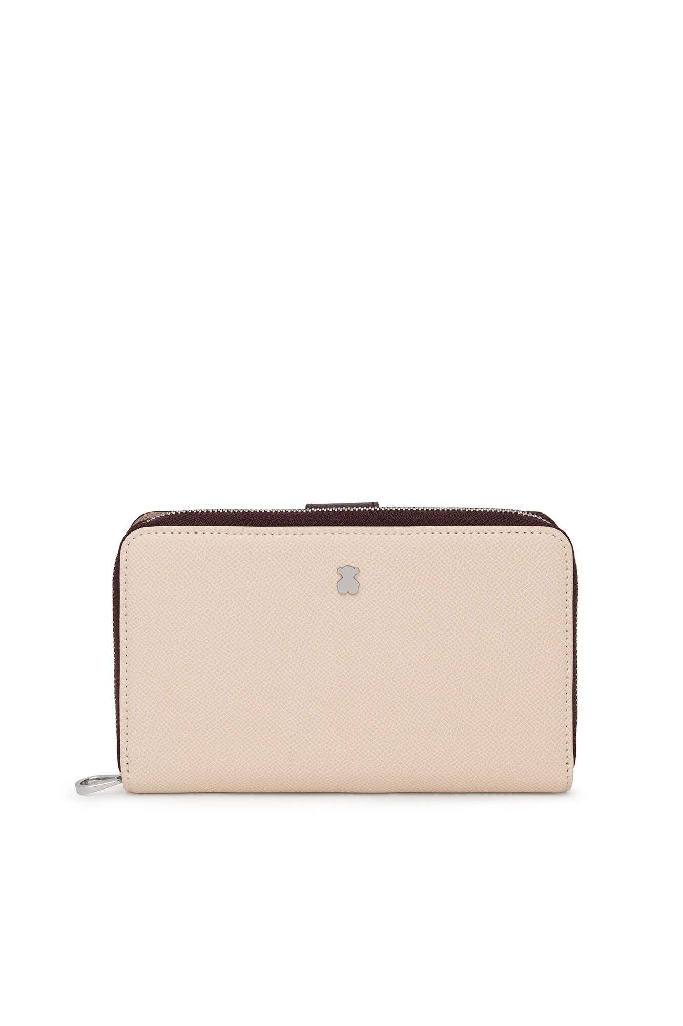 Billetera bege New Dubai Saffiano - Bege
