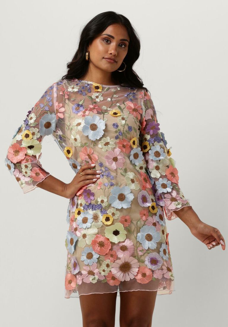 BRUUNS BAZAAR multi bruuns bazaar mini jurk cardamine keira dress