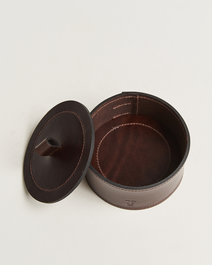 Tärnsjö Garveri Small Leather Box 002 Dark Brown