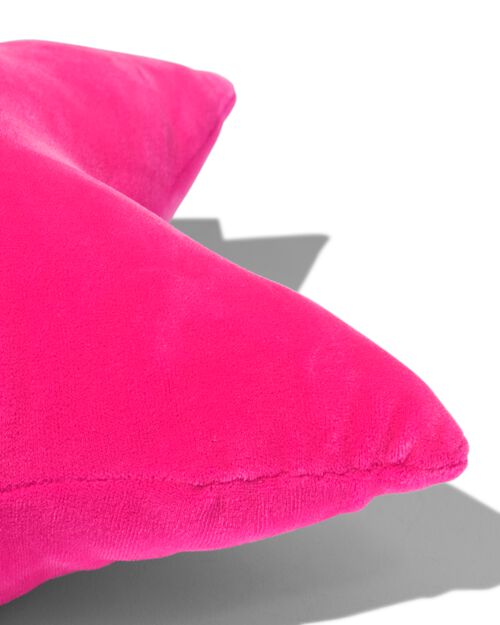 coussin étoile rose