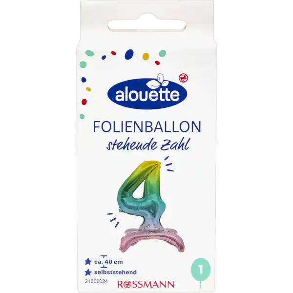 ALOUETTE FOLIENZAHL 4 stehend