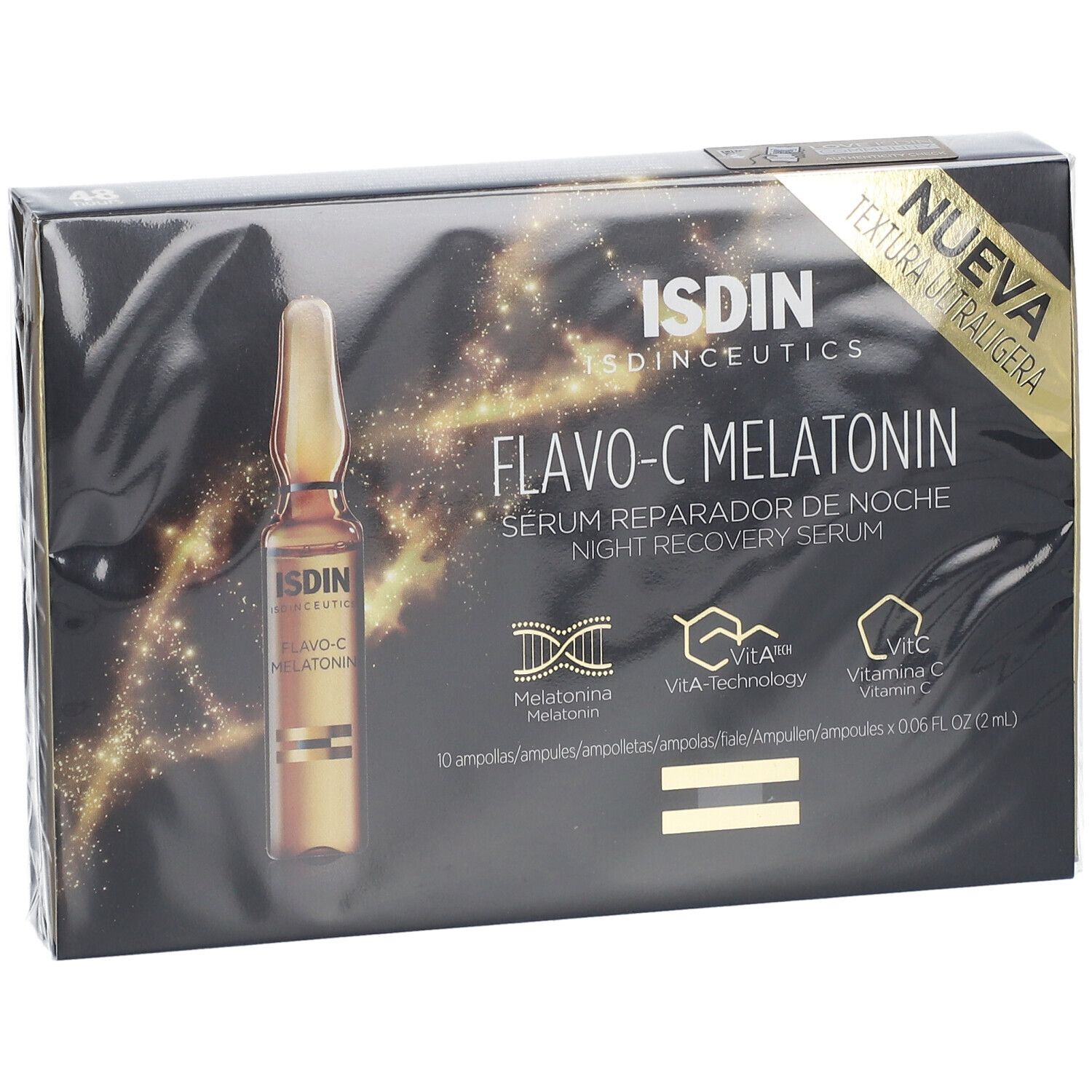 ISDINCEUTICS® Flavo-C Melatonin antioxidatives Serum für den Tag und reparierendes Serum für die Nacht