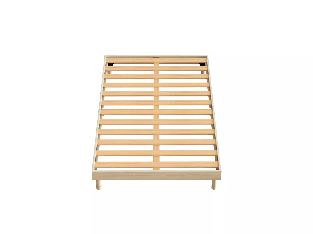 Sommier à lattes Easy Kit 140x190cm Chêne Clair