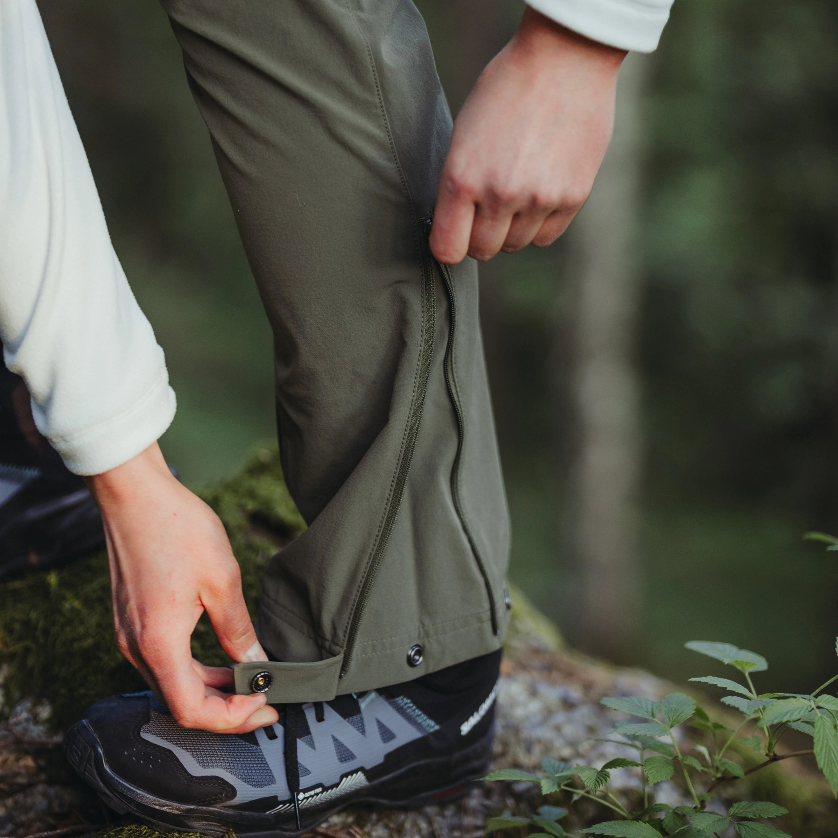 Breheimen Softshell W Pants Dark Green Mud